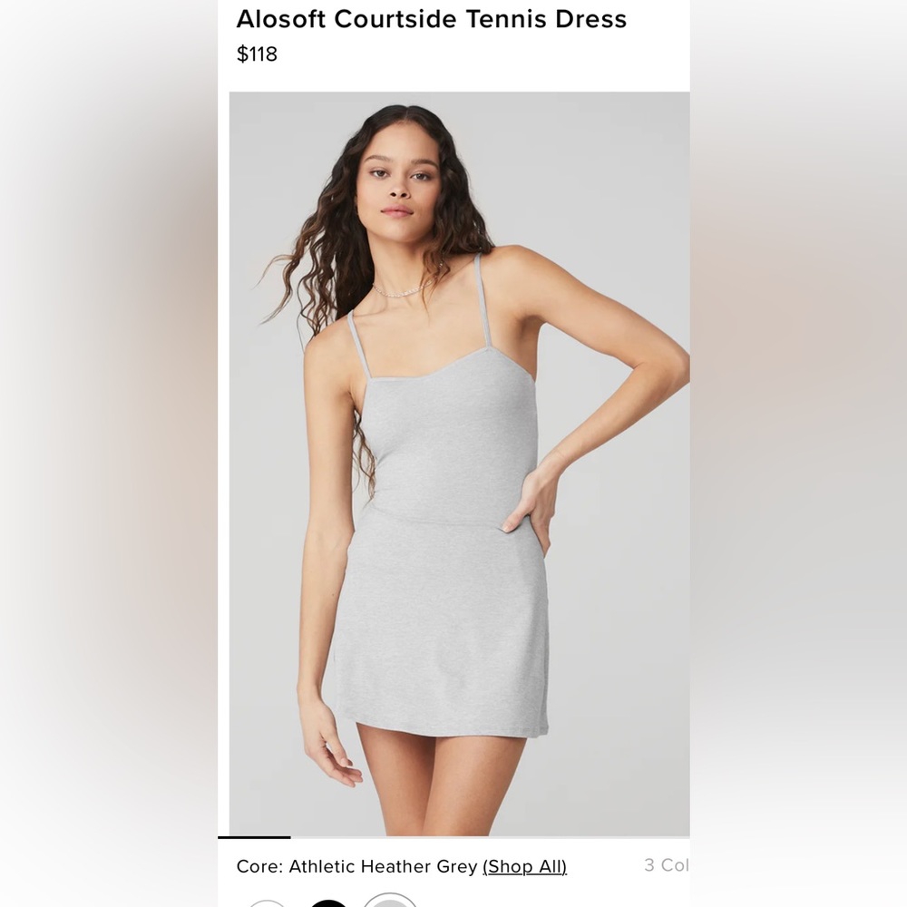 Alosoft court side tennis dress